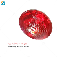 Lampe chauffante infrarouge en verre de quartz épaissi étanche YYX LMA10 175W pour élevage de porcs et d'animaux de basse-cour