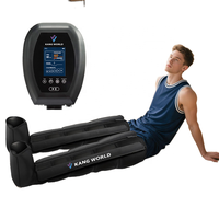 Bottes de récupération sans fil à compression d'air pour les jambes, masseur de jambes sans fil avec écran couleur LCD, vente en gros pour athlètes après l'entraînement et usage quotidien