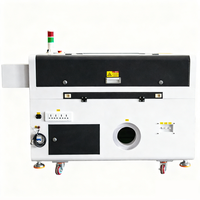 Máquina de Corte y Grabado Láser CNC CO2 6040, Controlador Ruida de Alta Precisión, Refrigeración por Agua para Materiales No Metálicos