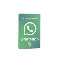 Carte de visite professionnelle NFC programmable ISO 14443A en PVC avec code QR 215, pour réseaux sociaux, avis Google, support mini-étiquette RFID, paiement hôtelier