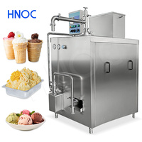 Machine à glace artisanale industrielle automatique HNOC 50l 200l 500l pour la production continue de gelato et de crème glacée dure à vendre