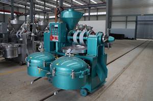 Presse à huile de sésame et de noix de coco automatique YZLXQ10(95) à vis, pressage à froid et à chaud, puissance 7,5 kW, marque Guangxin, capacité 3,5 TPD - Product Image 4