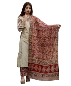 Zaynab Modest Kurta/Kurti en Rayonne Gaufrée Décontractée Respirante à Manches Longues Ouvertes pour Femme, Style Islamique, Taille 4XL, Vente en Gros, En Stock, Dubaï EAU - Product Image 1