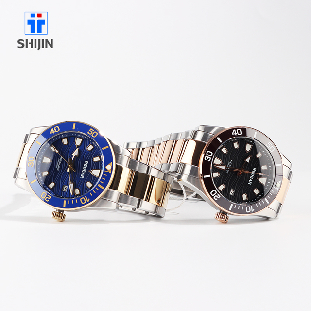 Luxury Men's Automatic Mechanical Diver Watch with Sapphire Crystal 20BAR Water Resistance Stainless Steel Case Limited Edition