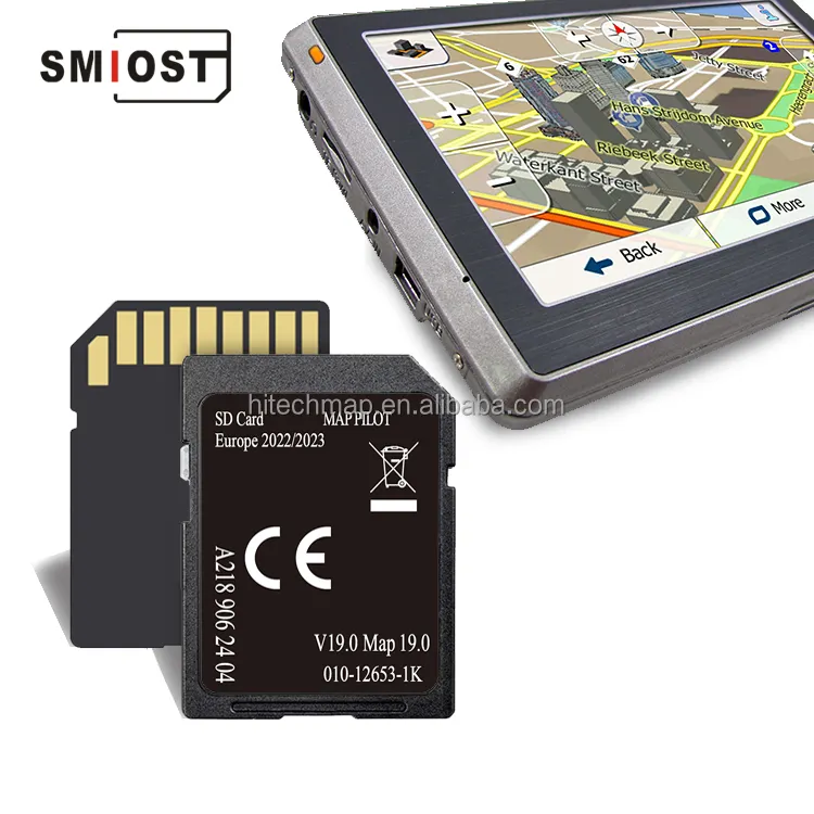 Navig Changeable CID Software Map Car GPS 32GB SD Card for Mercedes A218 V19 B C CLS SLC Class