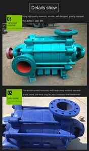 Pompe centrifuge horizontale multi-étages à moteur, haute pression, pour charbon, 300 m³/h, entièrement automatique - Product Image 5