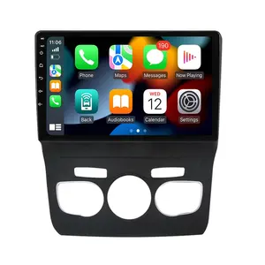 Rádio para carro Android RUISO Car Player para Citroen C4 C4L 2013 - 2017 Carro GPS carplay multimídia áudio tudo em um som estéreo