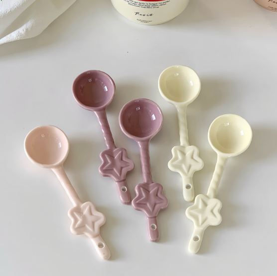 Lot De 6 Mini Cuillères De Noël En Acier Inoxydable