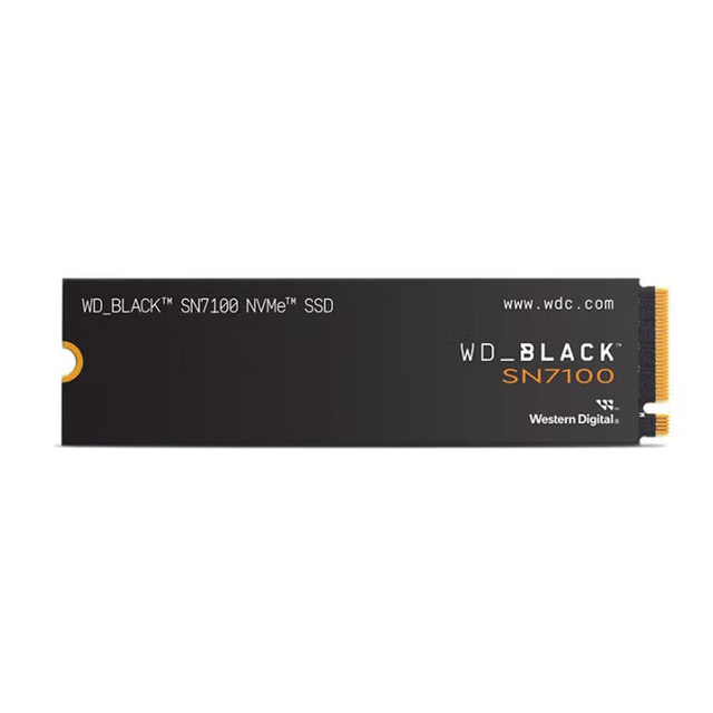 Black SN7100 500GB 1TB 2TB 4TB NVMe Internal Gaming Solid State Drive Gen4 PCIe M.2 2280, up to 7250 MB/s, Suitable for PS5