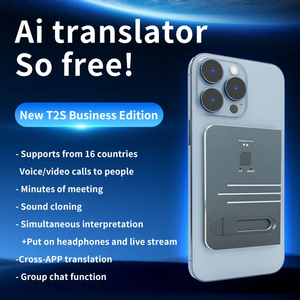 Traducteur intelligent T2S Business Edition avec reconnaissance vocale IA, <span class=keywords><strong>traduction</strong></span> en un clic, utilisation gratuite, traducteur IA Mockup, utilisation gratuite à vie - Product Image 4