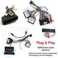 Grosir OEM Canbus elektronik mobil Android harnes Stereo mobil adaptor kabel listrik Plug-and-Play harnes Audio mobil