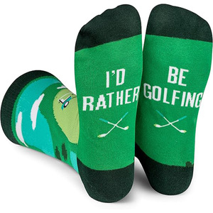 <span class=keywords><strong>Calcetines</strong></span> deportivos de algodón Jacquard de alta calidad transfronterizos para Amazon <span class=keywords><strong>Calcetines</strong></span> de fuego de moda más vendidos para Golf Letra de logotipo de punto alto - Product Image 6