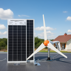 Paneles solares monocristalinos de 100W, 200W, turbina eólica de 12V, 400W, Kit de energía solar y eólica, controlador MPPT para casa y barco, 2 uds. - Product Image 2