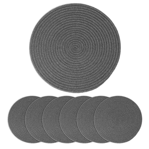 Factory-Direct Stock Household Heat-Resistant Anti-Scald Kitchen Table Mats Coasters Circle Shape Japanese - Product Image 6