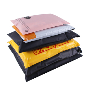 Black Compostable Biodegradable Packaging Courier Bag Plastic Mailing Envelope Clothing Logo Custom shipping bags Poly Mailer