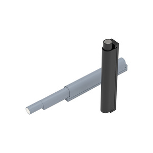 <b>Slim</b> Bouncer <b>Cabinet</b> Door Rebound Mechanism Push Button Drawer Catch Magnetic Self Closing Minimalist Design Black Gray - Product Image 2