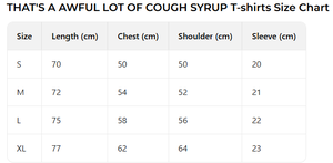 Nueva Llegada, Camisetas con Estampado Clásico Escaneable de la Marca THAT'S a AWFUL LOT of COUGH SYRUP, de Alta Calidad, Manga Corta para Hombre - Product Image 6