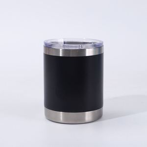 Bulk Order 10oz Metal Car Tumbler Inner 304 Outer 201 Stainless Steel Short Coffee Cup Factory Wholesale Price - Product Image 2
