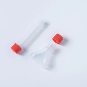 Disposable Painless testing Plastic DNA RNA 10ml Sample Tube PVC Kit With Funnel Saliva Collector