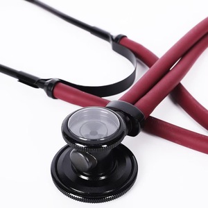 Stéthoscope multifonctionnel tout noir, stéthoscope double tube noir, stéthoscope double face plaqué noir - Product Image 2