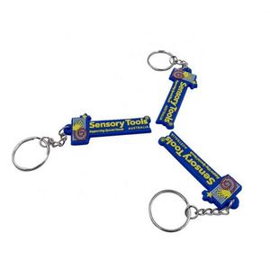 New Design Custom Logo Silicone Keychain Soft PVC Rubber Key Chain for Promotion - Product Image 5