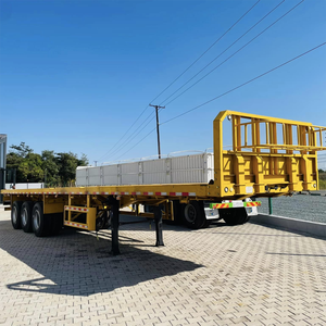 Semirremolques de Plataforma Nuevos y Usados de 30, 40 y 60 Toneladas, 3 y 4 <span class=keywords><strong>Ejes</strong></span>, para Contenedores de 40, 45 y 50 Pies - Product Image 3