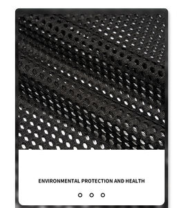 Camiseta Deportiva Personalizable de Malla con Corte Holgado para Hombre, Manga Corta, Informal, con Estampado de Cuadrícula Poligonal - Product Image 2