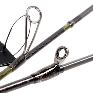 Canne à pêche Shimano Soare Limited 2024, action moyenne rapide, anneaux SIC, pêche en eau salée, vert olive - Product Image 1