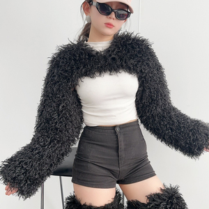 Nueva Colección de Chales de Piel Sintética 2026, Estilo Corto de Invierno, Chaleco de Piel Sintética para Mujer - Product Image 5