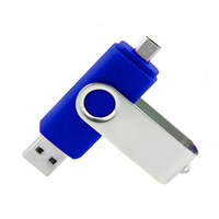 Drehbarer USB-Stick mit Logodruck 16GB/128GB Hochwertiger USB 3.0/2.0 Android-Kompatibel 2 Jahre Garantie A-Klasse Flash-Chip