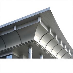 Murs-rideaux en aluminium modernes anodisés, imperméables pour l'extérieur des bâtiments - Product Image 1