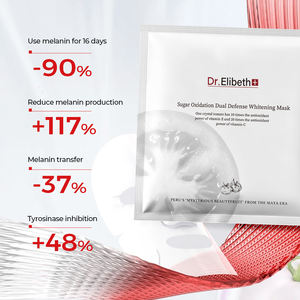 Masques faciaux en feuille de soin de la peau pour femmes coréennes en gros, <span class=keywords><strong>masque</strong></span> de soin de la peau du visage à la tomate, antioxydant, blanchissant, anti-âge, hydratant - Product Image 5