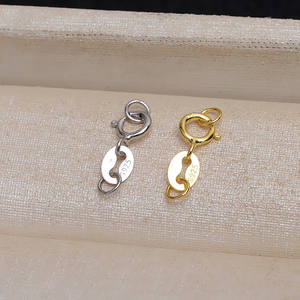Boucles de bracelet et de collier en argent S925, boucles à ressort, boucles de réparation - Matériel de perlage DIY, accessoires, trouvailles et composants de bijoux - Product Image 2