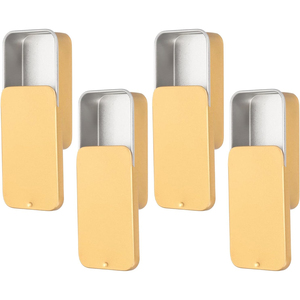 Free Stock Samples Rectangular <b>Small</b> <b>Storage</b> <b>Box</b> Child Resistant Empty Tins <b>Box</b> Containers Custom Slide Metal Tin - Product Image 1