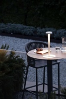 Ensemble de bar de jardin patio extérieur en aluminium avec ensemble de bar de corde à tisser
