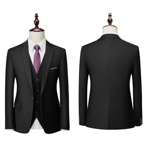 Nuovo abito da <span class=keywords><strong>uomo</strong></span> a tre pezzi abito Slim-fit da <span class=keywords><strong>uomo</strong></span> abito da sposa professionale abbigliamento miglior <span class=keywords><strong>uomo</strong></span> giacca e pantaloni <span class=keywords><strong>gilet</strong></span> - Product Image 5
