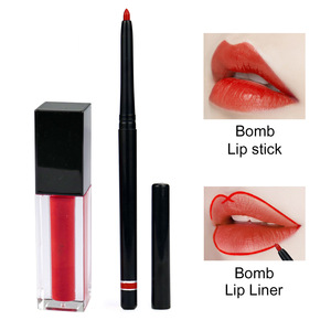 <span class=keywords><strong>Set</strong></span> all'ingrosso di rossetto liquido opaco con fodera per le labbra <span class=keywords><strong>Set</strong></span> di Kit per il trucco impermeabile per le labbra - Product Image 4