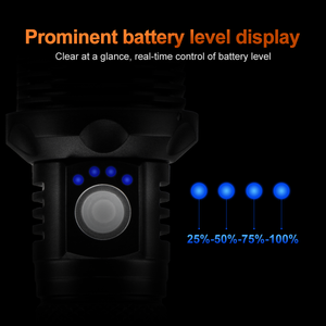 Heluis P70โคมไฟสว่างมาก ABS ไฟฉายขบวนรถแบบยืดหดได้ไฟฉาย LED ชาร์จไฟได้ไฟฉายยุทธวิธี - Product Image 6