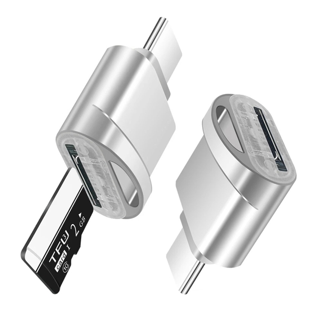 Free Sample Mini USB-C / Type-C 3.1 to Card Reader Adapter