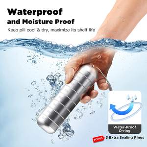 Estuches de almacenamiento de pastillas de aleación de aluminio <span class=keywords><strong>organizador</strong></span> contenedor de pastillas <span class=keywords><strong>organizador</strong></span> de pastillero <span class=keywords><strong>semanal</strong></span> para tiendas en línea - Product Image 6