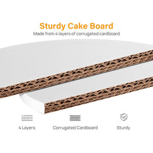 Base para Pastel de Cartón de Grado Alimenticio de Indonesia con Lámina Dorada y Relieve, Resistente a la Grasa, Tamaño y Logotipo Personalizables - Product Image 3