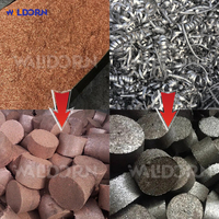Compacteur hydraulique compact pour copeaux métalliques, cycle de 20 secondes, pour la fabrication de briquettes d'aluminium et de cuivre