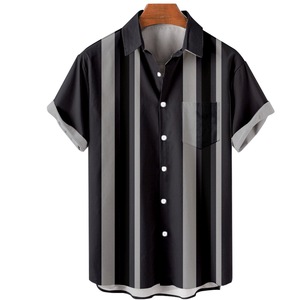 Fitspi花卉夏威夷短袖衬衫印花衬衫男士休闲沙滩上衣夏季 - Product Image 4