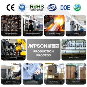 Ensemble de douche mural en laiton gris anthracite minimaliste de luxe avec thermostat et pomme de douche à jet doux avec filtre - Product Image 5