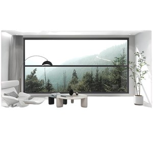 Debashi Sliding <b>Window</b> Aluminum Alloy Vertical Opening Minimalist Design Heat <b>Insulation</b> Home Commercial Use - Product Image 2