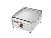 Planchas Gaz Professionnelles à Surface Plate de Haute Qualité, en Acier Inoxydable, Gril Gaz Barbecue à Vendre