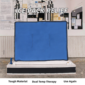 Lớn tái sử dụng gel nước đá nóng & lạnh nén cho trở lại và toàn thân hiệu quả giảm đau từ chấn thương và sưng - Product Image 3