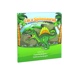 Libro Infantil <span class=keywords><strong>de</strong></span> Tapa Dura Cosido a Medida con Ilustraciones <span class=keywords><strong>de</strong></span> <span class=keywords><strong>Dinosaurios</strong></span>, Impresión <span class=keywords><strong>de</strong></span> la Historia del Espinosaurio, Fabricante <span class=keywords><strong>de</strong></span> Libros Educativos para Niños - Product Image 5