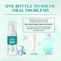 West&Month Mousse dentifrice blanchissante pour l'élimination des taches, la protection des gencives, l'haleine fraîche et le nettoyage buccal