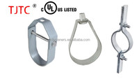 Collier de suspension pivotant en acier au carbone pré-galvanisé pour tuyaux de système de protection incendie, pour tuyaux de sprinklers de lutte contre l'incendie